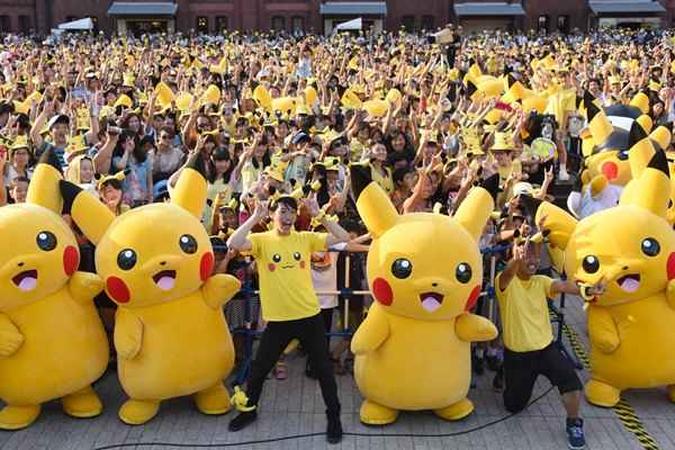 Dominação total: Fenômeno Pokémon GO tem capturado usuários em todo o mundo(foto: AFP / TORU YAMANAKA) Dominação total: Fenômeno Pokémon GO tem capturado usuários em todo o mundo(foto: AFP / TORU YAMANAKA)
