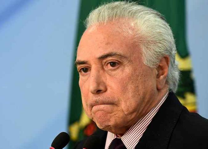 Presidente Michel Temer (foto: AFP / EVARISTO SA ) Presidente Michel Temer (foto: AFP / EVARISTO SA )