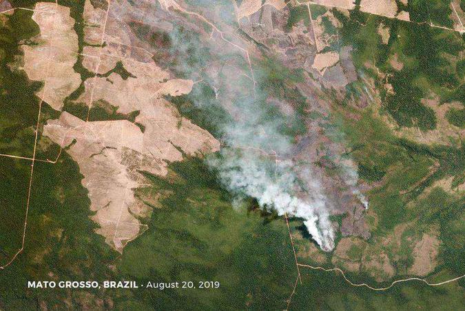 (foto: Planet Labs, Inc / AFP )) (foto: Planet Labs, Inc / AFP ))