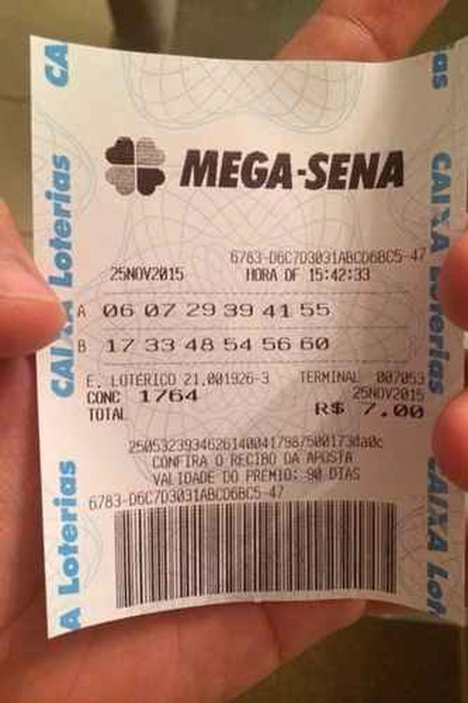 Imagem de bilhete falso circula nas redes sociais(foto: Reprodução/WhatsApp) Imagem de bilhete falso circula nas redes sociais(foto: Reprodução/WhatsApp)