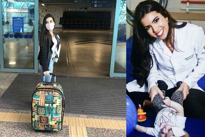 A fisioterapeuta Manoela Rios está entre os 267 profissionais da saúde encaminhados para atuar na linha de frente no Amazonas(foto: Arquivo Pessoal) A fisioterapeuta Manoela Rios está entre os 267 profissionais da saúde encaminhados para atuar na linha de frente no Amazonas(foto: Arquivo Pessoal)