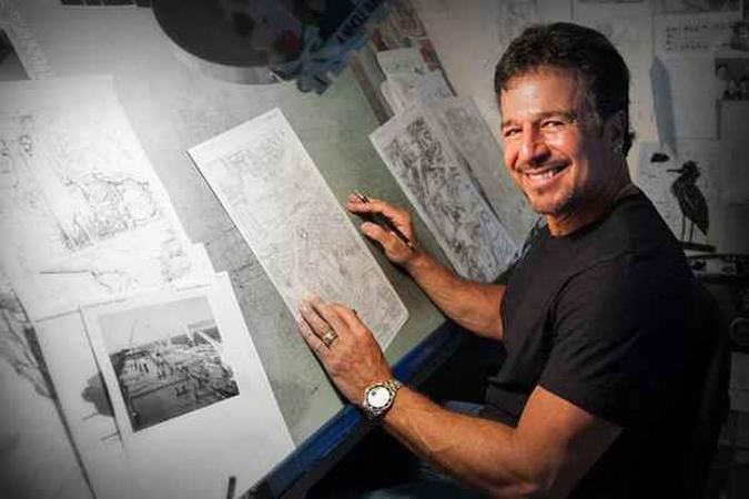 O quadrinista construiu a carreira na Marvel Comics(foto: Reprodução/Internet) O quadrinista construiu a carreira na Marvel Comics(foto: Reprodução/Internet)