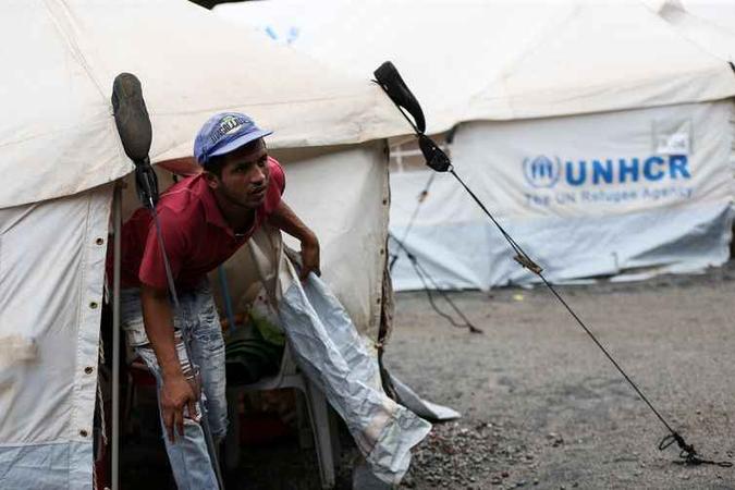 Imigrantes venezuelanos são abrigados em instalações provisórias em Boa Vista (foto: Marcelo Camargo/Agência Brasil) Imigrantes venezuelanos são abrigados em instalações provisórias em Boa Vista (foto: Marcelo Camargo/Agência Brasil)