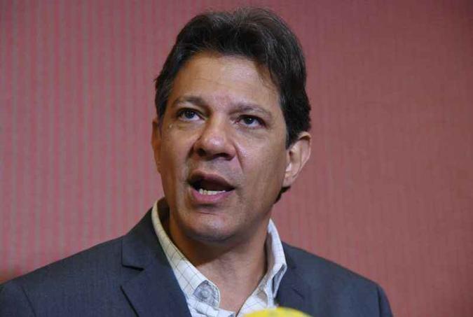 Fernando Haddad vai aumentar os investimentos em ciência para 2% do PIB até 2030(foto: Ed Alves/CB/D.A Press) Fernando Haddad vai aumentar os investimentos em ciência para 2% do PIB até 2030(foto: Ed Alves/CB/D.A Press)