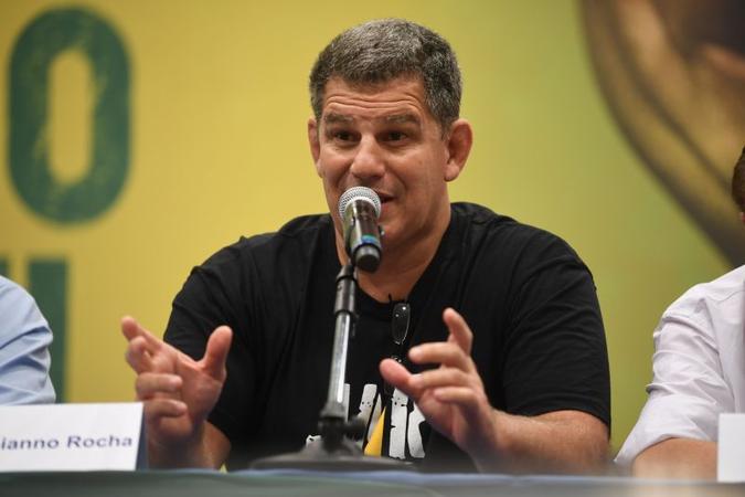 Bebianno negou ter mentido sobre ter falado com Bolsonaro(foto: Mauro Pimentel/AFP) Bebianno negou ter mentido sobre ter falado com Bolsonaro(foto: Mauro Pimentel/AFP)