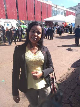 Rayanne Carla, que vota em Taguatinga, afirmou que espera uma nova gestão qute se preocupe com os novos advogados(foto: Thiago Melo/ CB press) Rayanne Carla, que vota em Taguatinga, afirmou que espera uma nova gestão qute se preocupe com os novos advogados(foto: Thiago Melo/ CB press)