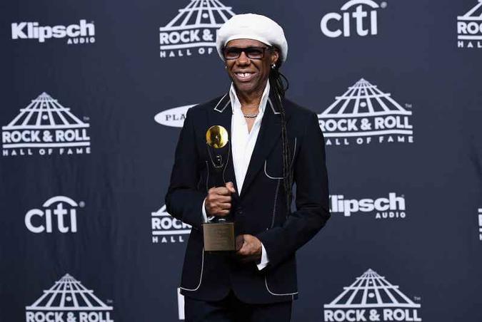 Nile Rodgers é um grande nome na produção musical internacional(foto: Angela Weiss) Nile Rodgers é um grande nome na produção musical internacional(foto: Angela Weiss)
