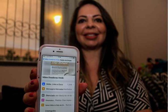 Carolina Freitas conta que o grupo de WhatsApp dá força para as mães e estimula a doação de leite(foto: Arthur Menescal/Esp. CB/D.A Press) Carolina Freitas conta que o grupo de WhatsApp dá força para as mães e estimula a doação de leite(foto: Arthur Menescal/Esp. CB/D.A Press)