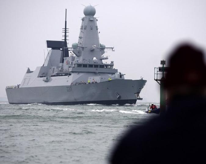 Destróier da marinha inglesa Destróier da marinha inglesa