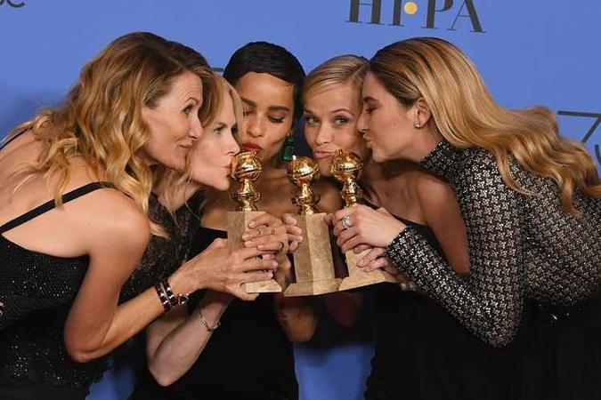 Elenco da série 'Big little lies'(foto: Getty Images/AFP) Elenco da série 'Big little lies'(foto: Getty Images/AFP)