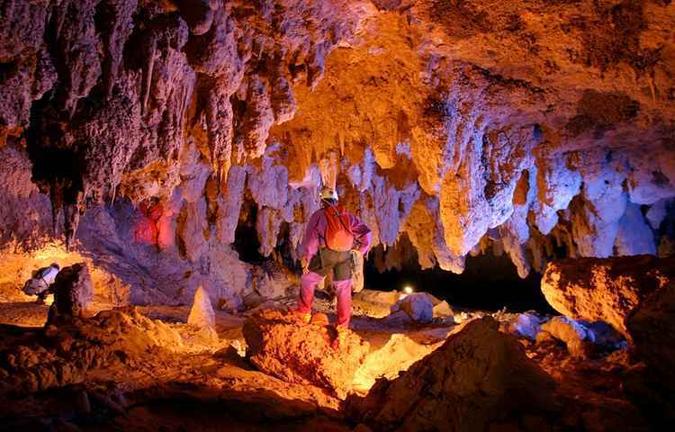 Caverna São Vicente, no Parque Estadual de Terra Ronca(foto: Edmar Gonçalves/Divulgação) Caverna São Vicente, no Parque Estadual de Terra Ronca(foto: Edmar Gonçalves/Divulgação)