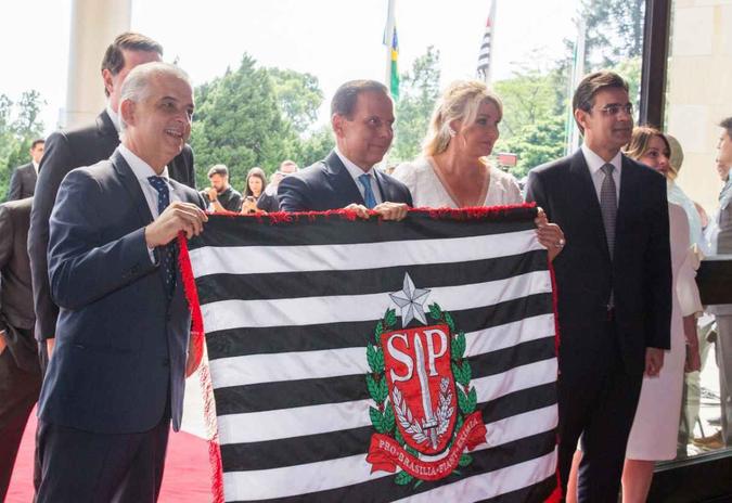 João Doria na cerimônia de posse como governador de São Paulo(foto: Governo do Estado de São Paulo) João Doria na cerimônia de posse como governador de São Paulo(foto: Governo do Estado de São Paulo)