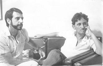 Com Alexandre Ribondi, em 1982 (foto: Brito/CB/D.A Press) Com Alexandre Ribondi, em 1982 (foto: Brito/CB/D.A Press)