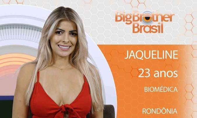 Jaqueline foi a segunda eliminada da casa.(foto: TVGlobo/Divulgação) Jaqueline foi a segunda eliminada da casa.(foto: TVGlobo/Divulgação)