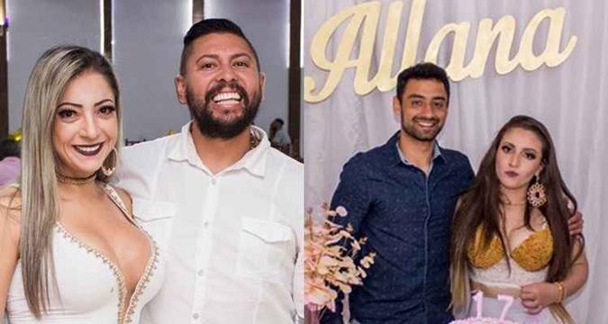 Cristiana Brittes, Edison Brittes, jogador Daniel e Allana Brittes(foto: Reprodução/Facebook) Cristiana Brittes, Edison Brittes, jogador Daniel e Allana Brittes(foto: Reprodução/Facebook)