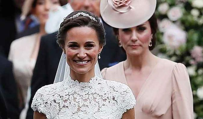 Pippa Middleton se casou neste sábado (20/1)(foto: AFP / POOL / Kirsty Wigglesworth) Pippa Middleton se casou neste sábado (20/1)(foto: AFP / POOL / Kirsty Wigglesworth)