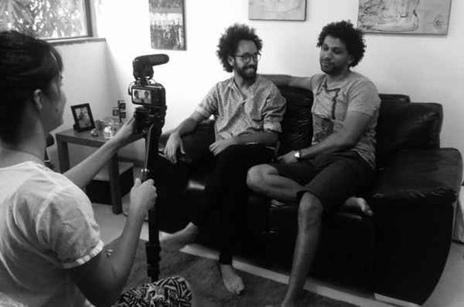 Bruno Victor e Marcus Azevedo são os diretores da doc-ficção Afronte(foto: Arquivo Pessoal) Bruno Victor e Marcus Azevedo são os diretores da doc-ficção Afronte(foto: Arquivo Pessoal)