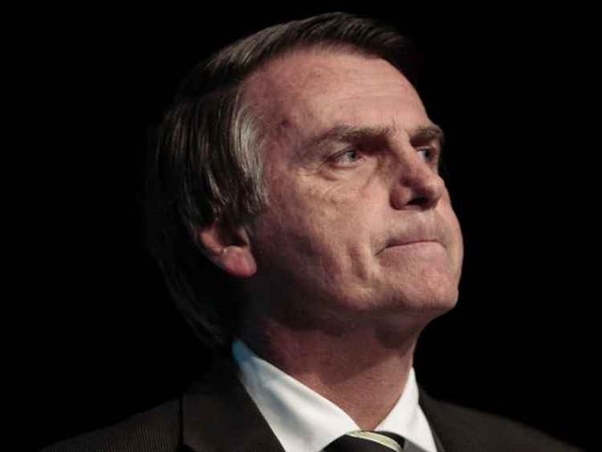 Bolsonaro participou de formatura de sargentos da Polícia Militar, em São Paulo(foto: Miguel Schincariol / AFP) Bolsonaro participou de formatura de sargentos da Polícia Militar, em São Paulo(foto: Miguel Schincariol / AFP)