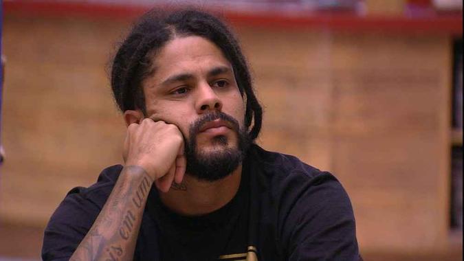 O rapper Viegas foi o eliminado da noite(foto: GSHOW/DIVULGAÇÃO) O rapper Viegas foi o eliminado da noite(foto: GSHOW/DIVULGAÇÃO)