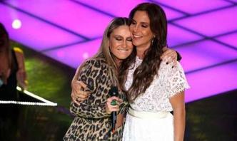 Ivete Sangalo e Claudia Leitte lançaram o single Lambada(foto: TV Globo/Divulgação) Ivete Sangalo e Claudia Leitte lançaram o single Lambada(foto: TV Globo/Divulgação)