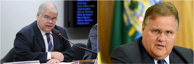 Os irmãos Lúcio (esq) e Geddel Vieira Lima são acusados de se apropriar de remunerações de secretários parlamentares(foto: Lucio Bernardo Jr./Câmara dos Deputados e Evaristo Sa/AFP) Os irmãos Lúcio (esq) e Geddel Vieira Lima são acusados de se apropriar de remunerações de secretários parlamentares(foto: Lucio Bernardo Jr./Câmara dos Deputados e Evaristo Sa/AFP)