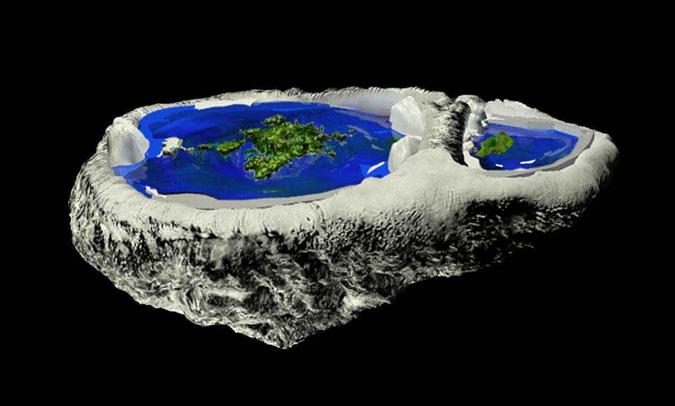 Grupo de pesquisadores propõem um novo modelo de mapa-mundi(foto: Dakila Pesquisas/Divulgação) Grupo de pesquisadores propõem um novo modelo de mapa-mundi(foto: Dakila Pesquisas/Divulgação)