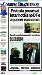 Confira a Capa do Jornal Correio Braziliense do dia 21/11/2018