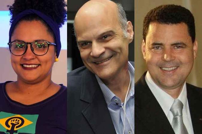 Alexandre Bispo (PR), Alírio Neto (PTB), Cláudia Farinha (PT), Eduardo Brandão (PV) , Keka Bagno (PSol), Paco Britto (Avante) e Egmar Tavares (PRB) Alexandre Bispo (PR), Alírio Neto (PTB), Cláudia Farinha (PT), Eduardo Brandão (PV) , Keka Bagno (PSol), Paco Britto (Avante) e Egmar Tavares (PRB)