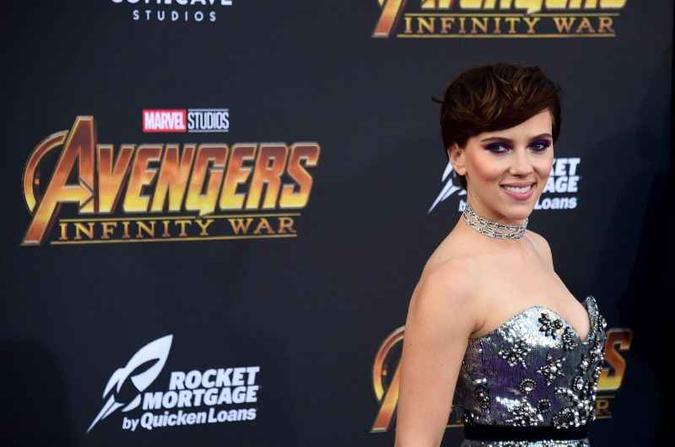 A atriz na estreia do filme 'Vingadores: guerra infinita'(foto: FREDERIC J. BROWN/AFP) A atriz na estreia do filme 'Vingadores: guerra infinita'(foto: FREDERIC J. BROWN/AFP)