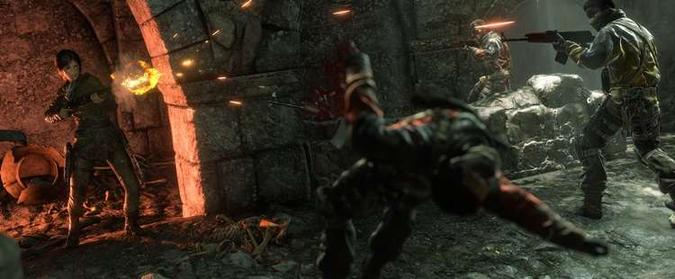 As vezes, é preciso deixar a discrição de lado e partir para o ataque(foto: Crystal Dynamics/Divulgação) As vezes, é preciso deixar a discrição de lado e partir para o ataque(foto: Crystal Dynamics/Divulgação)