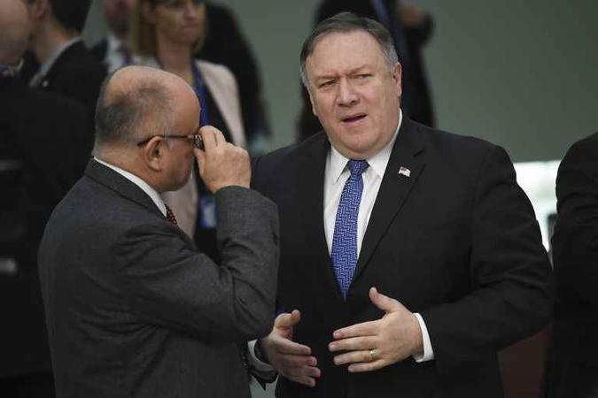 O secretário de Estado americano, Mike Pompeo, afirmou que os EUA suspenderão sua participação no tratado nuclear(foto: AFP) O secretário de Estado americano, Mike Pompeo, afirmou que os EUA suspenderão sua participação no tratado nuclear(foto: AFP)