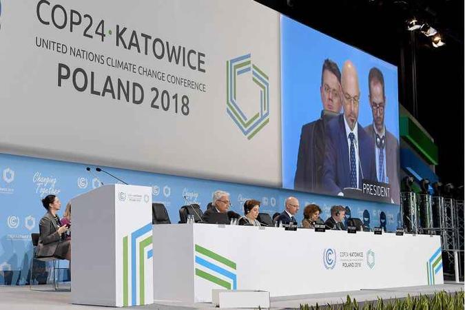 200 países estão reunidos na Polônia para esta 24ª Conferência do Clima da ONU(foto: AFP/Janek Skarzynsky) 200 países estão reunidos na Polônia para esta 24ª Conferência do Clima da ONU(foto: AFP/Janek Skarzynsky)