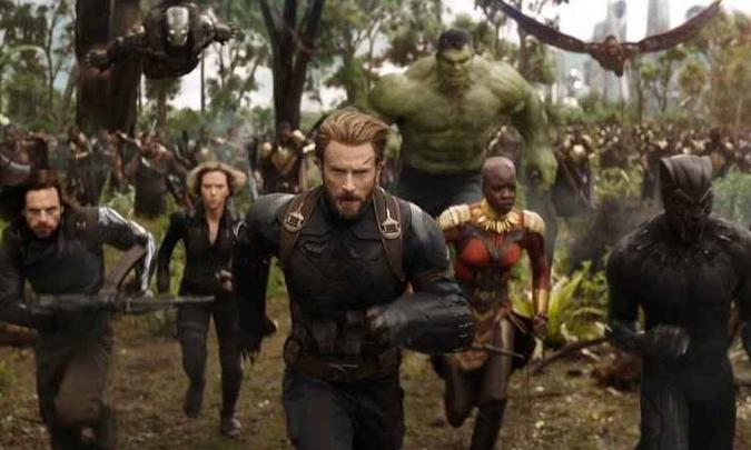 Vingadores: Guerra infinita(foto: Marvel/Divulgacao) Vingadores: Guerra infinita(foto: Marvel/Divulgacao)