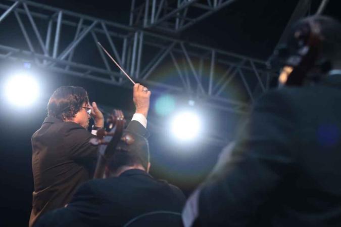 Orquestra Sinfônica do Teatro Nacional Claudio Santoro em concerto na Torre de TVLuis Nova/Esp. CB/D.A Press Orquestra Sinfônica do Teatro Nacional Claudio Santoro em concerto na Torre de TVLuis Nova/Esp. CB/D.A Press