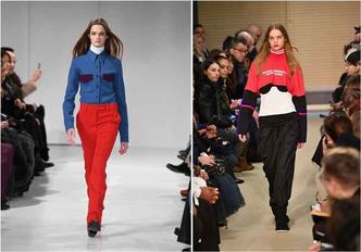 Looks da Calvin Klein e da Public School (foto: AFP / Angela Weiss e Slaven Vlasic) Looks da Calvin Klein e da Public School (foto: AFP / Angela Weiss e Slaven Vlasic)
