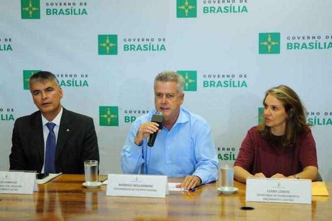 Rollemberg e Leany criaram programa que concedia 99% de desconto para devedores que pagassem à vista(foto: Pedro Ventura/Agência Brasília) Rollemberg e Leany criaram programa que concedia 99% de desconto para devedores que pagassem à vista(foto: Pedro Ventura/Agência Brasília)