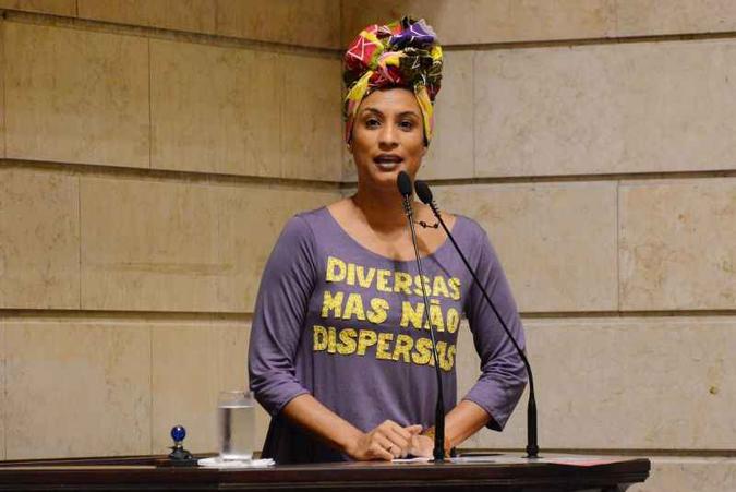 Marielle Franco, ex-vereadora do Rio de Janeiro(foto: MARIO VASCONCELLOS/CB/D.A Press) Marielle Franco, ex-vereadora do Rio de Janeiro(foto: MARIO VASCONCELLOS/CB/D.A Press)