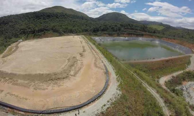 A barragem de mais alto risco de Minas Gerais é a da Mina Engenho(foto: Mateus Parreiras/EM/DA Press) A barragem de mais alto risco de Minas Gerais é a da Mina Engenho(foto: Mateus Parreiras/EM/DA Press)