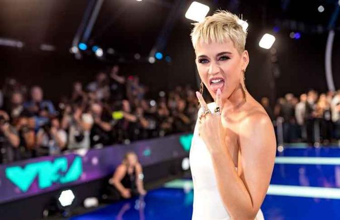 Katy Perry passa por Curitiba, São Paulo e Rio de Janeiro em 2018(foto: Christopher Polk/AFP) Katy Perry passa por Curitiba, São Paulo e Rio de Janeiro em 2018(foto: Christopher Polk/AFP)