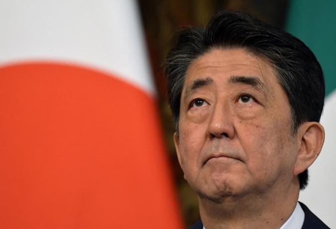 Primeiro-ministro do Japão, Shinzo Abe.(foto: Tiziana Fabi/AFP) Primeiro-ministro do Japão, Shinzo Abe.(foto: Tiziana Fabi/AFP)