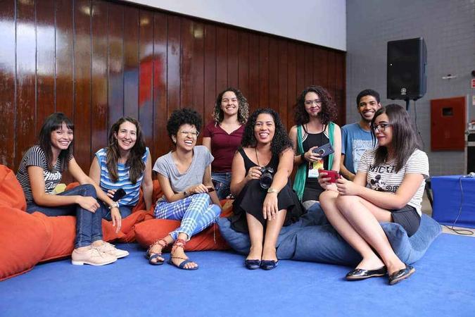 Dona Filmes comandou oficina na Bienal Brasil do Livro e da Leitura(foto: Arquivo pessoal/Divulgação) Dona Filmes comandou oficina na Bienal Brasil do Livro e da Leitura(foto: Arquivo pessoal/Divulgação)