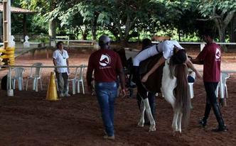 O projeto Brasil Equus Coaching propõe o autoconhecimento por meio da dinâmica com cavalos(foto: Paulino Menezes/Divulgacao) O projeto Brasil Equus Coaching propõe o autoconhecimento por meio da dinâmica com cavalos(foto: Paulino Menezes/Divulgacao)