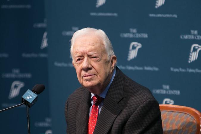 Carter foi presidente dos Estados Unidos entre os anos de 1977 e 1981(foto: Jessica McGowan / Getty Images / AFP) Carter foi presidente dos Estados Unidos entre os anos de 1977 e 1981(foto: Jessica McGowan / Getty Images / AFP)