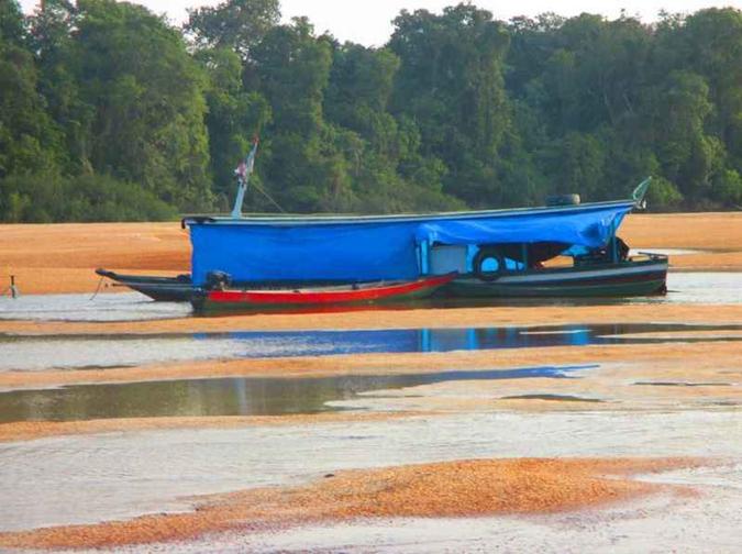 Rio Amazonas agoniza na estiagem do início do ano: tendência é que fenômenos meteorológicos se intensifiquem nas próximas décadas(foto: Defesa Civil do Amazonas/Divulgação - 11/02/2016) Rio Amazonas agoniza na estiagem do início do ano: tendência é que fenômenos meteorológicos se intensifiquem nas próximas décadas(foto: Defesa Civil do Amazonas/Divulgação - 11/02/2016)