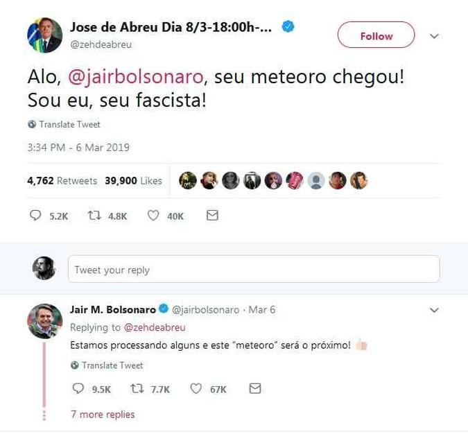 reprodução(foto: Troca de farpas aconteceu nesta quarta (6/3). Após ameaça de processo, José de Abreu subiu o tom dos protestos) reprodução(foto: Troca de farpas aconteceu nesta quarta (6/3). Após ameaça de processo, José de Abreu subiu o tom dos protestos)