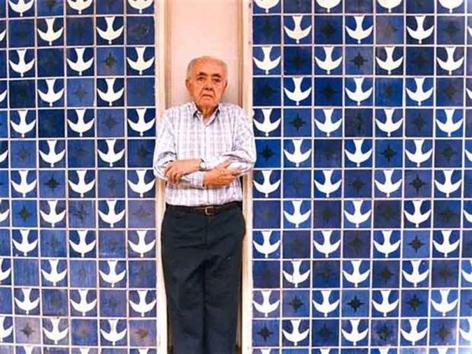 No centenário do artista plástico, Athos Bulcão também foi homenageado com um doodle do Google(foto: Acervo Athos Bulcão/Divulgação) No centenário do artista plástico, Athos Bulcão também foi homenageado com um doodle do Google(foto: Acervo Athos Bulcão/Divulgação)