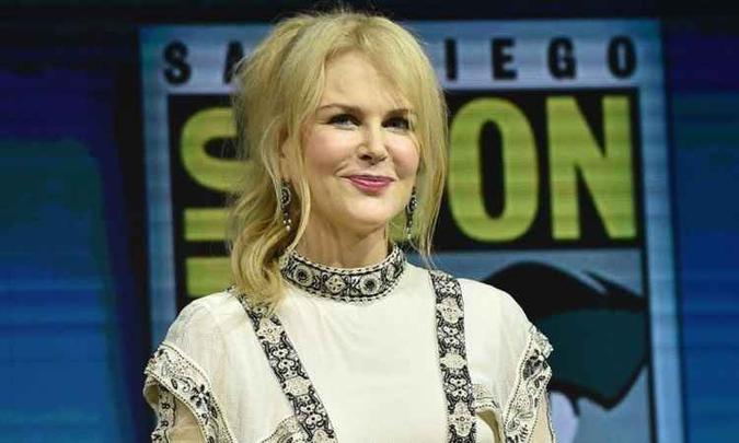 Nicole Kidman é uma das estrelas da série da HBO(foto: CHRIS DELMAS) Nicole Kidman é uma das estrelas da série da HBO(foto: CHRIS DELMAS)