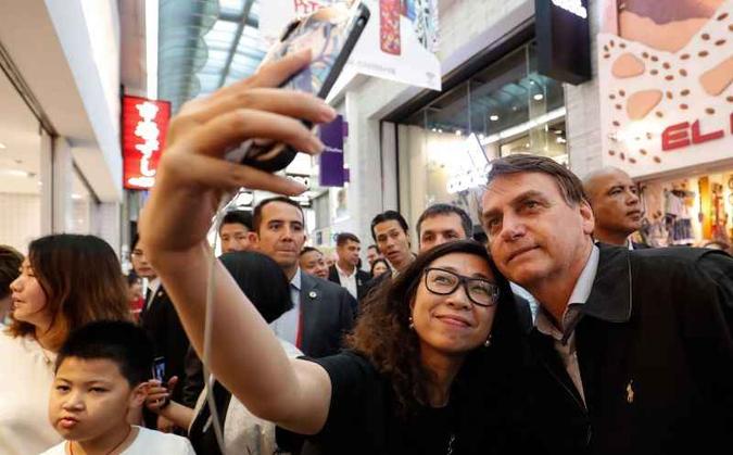 Questionado sobre se está interessado em começar as negociações, Bolsonaro respondeu que Questionado sobre se está interessado em começar as negociações, Bolsonaro respondeu que