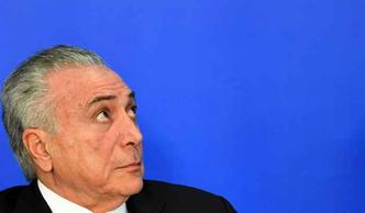Temer se encontrou com a equipe econômica para afinar o discurso de revisão da meta fiscal(foto: EVARISTO SA/AFP) Temer se encontrou com a equipe econômica para afinar o discurso de revisão da meta fiscal(foto: EVARISTO SA/AFP)