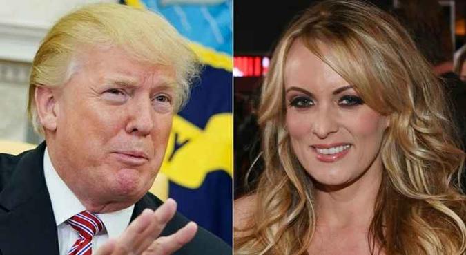 Stormy Daniels, cujo nome de batismo é Stephanie Clifford, diz que teve um affaire com Trump em 2006, quando ele estava casado, afirmação que o presidente nega (foto: Mandel Ngan/AFP) Stormy Daniels, cujo nome de batismo é Stephanie Clifford, diz que teve um affaire com Trump em 2006, quando ele estava casado, afirmação que o presidente nega (foto: Mandel Ngan/AFP)
